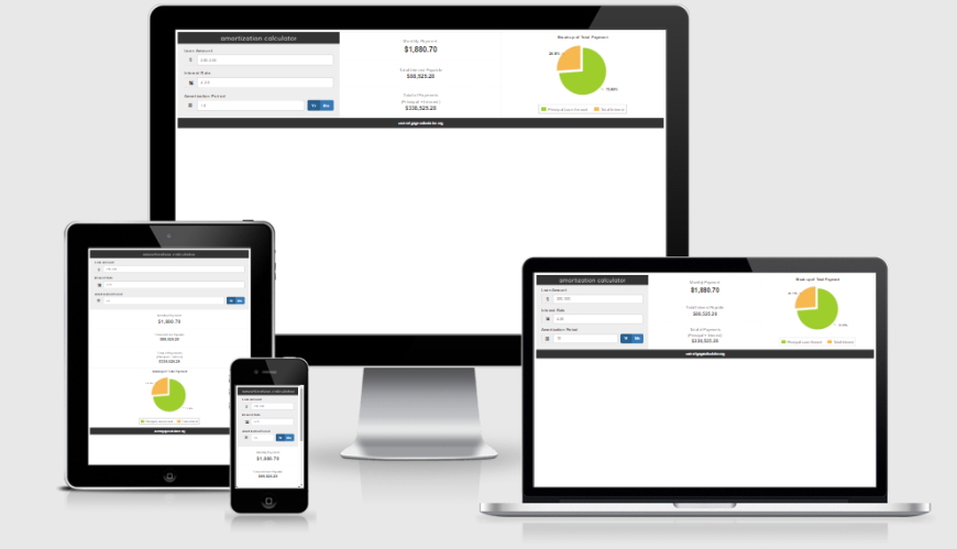 Responsive Mortgage Calculator Widget